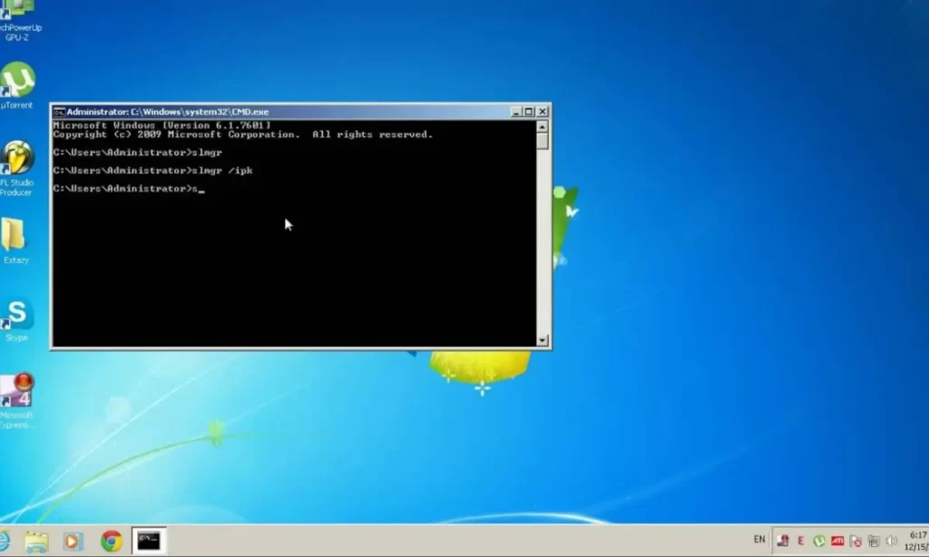 Ativar o Windows 8.1 usando o CMD