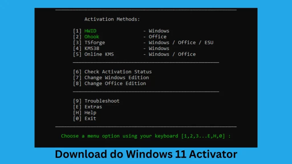 Download do Windows 11 Activator